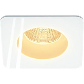 Luminaria Led empotrable exterior SLV PATTA-F CUADRADA 114451 Blanco