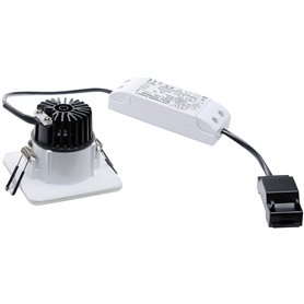 Luminaria Led empotrable exterior SLV PATTA-F CUADRADA 114451 Blanco