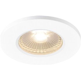 Luminaria Led empotrable exterior SLV KAMUELA REDONDA 1001016 Blanco