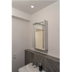 Luminaria Led empotrable exterior SLV KAMUELA REDONDA 1001016 Blanco