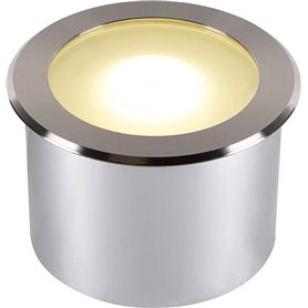 Luminaria empotrable SLV Dasar Flat 120 EL 1006107 Inox 4000k