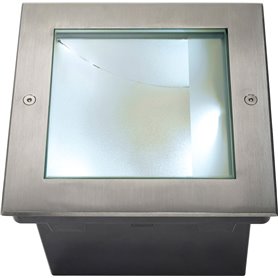 Luminaria Led empotrable suelo exterior SLV DASAR 255 Acero inox 2293831
