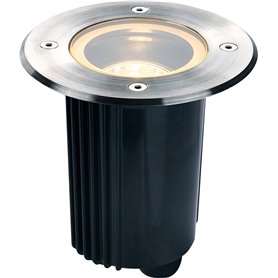 Luminaria empotrable suelo exterior SLV DASAR 80 REDONDA Acero inox 229320