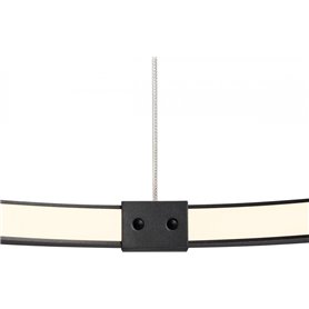 Luminaria Led colgante SLV ONE 80 DALI 1002911 Negro