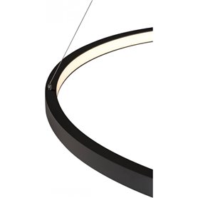 Luminaria Led colgante SLV ONE 80 DALI 1002911 Negro