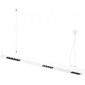 Luminaria Led colgante SLV Q-LINE PD 1m PHASE 1000932 Blanco 4000K