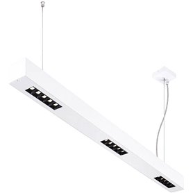 Luminaria Led colgante SLV Q-LINE PD 1m PHASE 1000932 Blanco 4000K