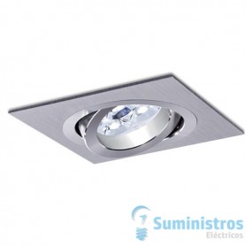 Aro empotrable Cuadrado BPM Lighting A3011 Aluminio cepillado