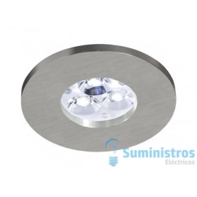 Empotrable redondo IP65 de techo BPM Lighting SU CLASSIC 3005 Aluminio cepillado