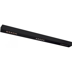 Luminaria Led plafon SLV Q-LINE CL 1000686 Negro 1 metro 3000K