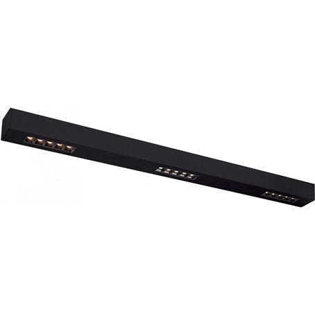 Luminaria Led plafon SLV Q-LINE CL 1000686 Negro 1 metro 3000K