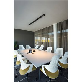 Luminaria Led plafon SLV Q-LINE CL 1000695 Negro 2 metros 4000K