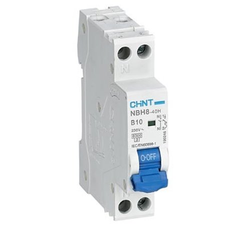 Interruptor Automatico Chint NBH8-1N-16C4.5 DPN 1P+N 16A 4,5KA