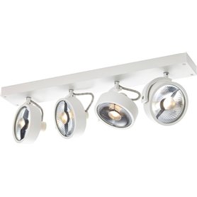 Luminaria foco pared/techo SLV KALU QUAD 1002024 Blanco