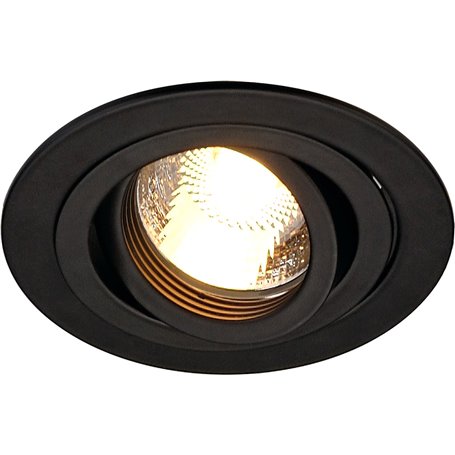 Empotrable redondo de techo SLV NEW TRIA 78 DL 111710 Negro