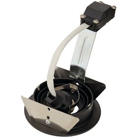 Empotrable redondo de techo SLV NEW TRIA 78 DL 111710 Negro