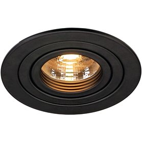 Empotrable redondo de techo SLV NEW TRIA 78 DL 111710 Negro