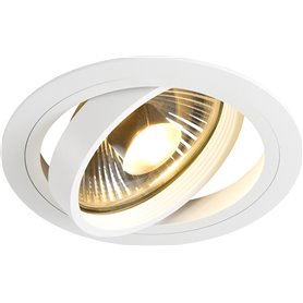 Empotrable redondo de techo SLV NEW TRIA 150 DL 113540 Blanco