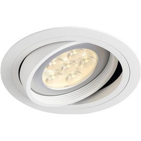 Empotrable redondo de techo SLV NEW TRIA 150 DL 113540 Blanco
