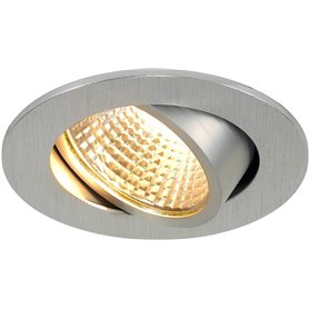 Empotrable Led redondo de techo SLV NEW TRIA 68 DL 1003060 Aluminio 2700K
