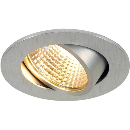 Empotrable Led redondo de techo SLV NEW TRIA 68 DL 1003060 Aluminio 2700K