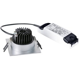 Empotrable Led cuadrado de techo SLV NEW TRIA 68 PHASE 1003070 Aluminio