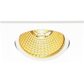 Empotrable Led cuadrado de techo SLV NEW TRIA 68 PHASE 1001992 Blanco 