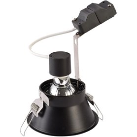 Empotrable redondo de techo SLV HORN 113140 Negro
