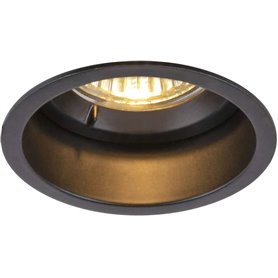 Empotrable redondo de techo SLV HORN DL 1005435 Negro