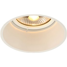 Empotrable redondo de techo SLV HORN-T EL 113171 Blanco