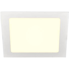 Empotrable Led cuadrado de techo SLV SENSER 18 3000K 1003012 Blanco