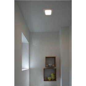 Empotrable Led cuadrado de techo SLV SENSER 18 3000K 1003012 Blanco