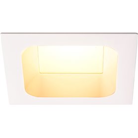 Empotrable Led cuadrado de techo SLV VERLUX PHASE 112692 Blanco