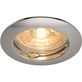 Empotrable redondo de techo SLV PIKA Rigido 1000715 Cromo