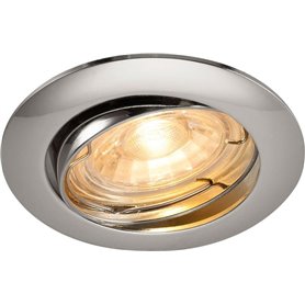 Empotrable redondo de techo SLV PIKA Orientable 1000719 Cromo