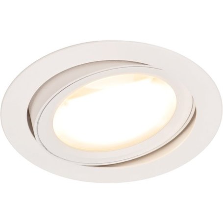 Empotrable Led redondo de techo SLV OCULUS PHASE 1004669 Blanco