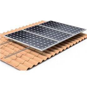 Kit Estructura solar para soporte coplanar Sunfer 01V03 para 3 paneles 