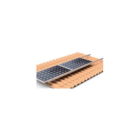 Kit Estructura solar para soporte coplanar Sunfer 01H1 para 1 panel Horinzontal