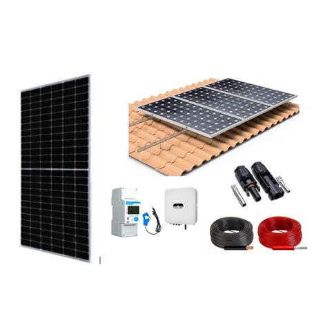 Kit solar conexion a red monofasico Huawei 5000W 25000Whdia