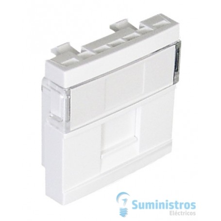 MODULO P/CONECT.RJ45 1 SALIDA 2M Q-45 BL