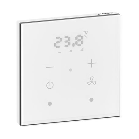 Termostato 2 Laüka Dot cristal blanco DINUY TM KNT 001 para FANCOIL