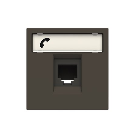 Toma de telefono 6 contactos  Niessen N2217.6 AN serie Zenit color Antracita