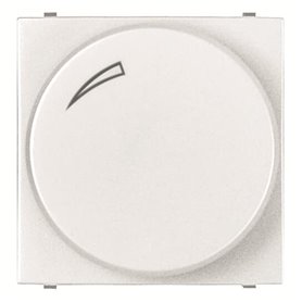 Regulador giratorio/pulsacion para LED Niessen N2260.3 BL serie Zenit color Blanco.