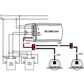 Detector de movimiento 360º Dinuy DM SEN T03 Esclavo