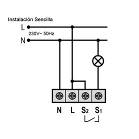 Detector de movimiento 360º con rele invertido DINUY DM TEC IV8