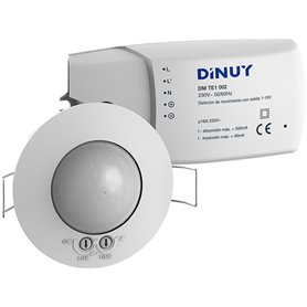 Detector de movimiento 360º empotrado 1-10V DINUY DM TE1 002