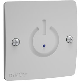 Pulsador tactil temporizado a 2 hilos de superficie DINUY PT SUP 004