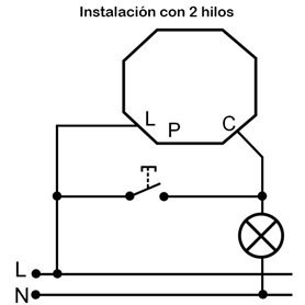 Minutero escalera planta DINUY MI PLA 001R 2 hilos