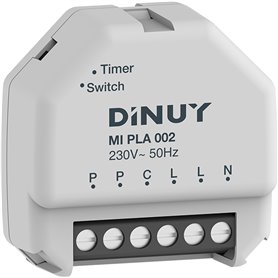 Minutero para caja de registro a 3 hilos DINUY MI PLA 002