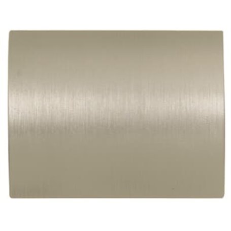 Tapa ciega Niessen 8400 AL serie Olas Acero Pulido